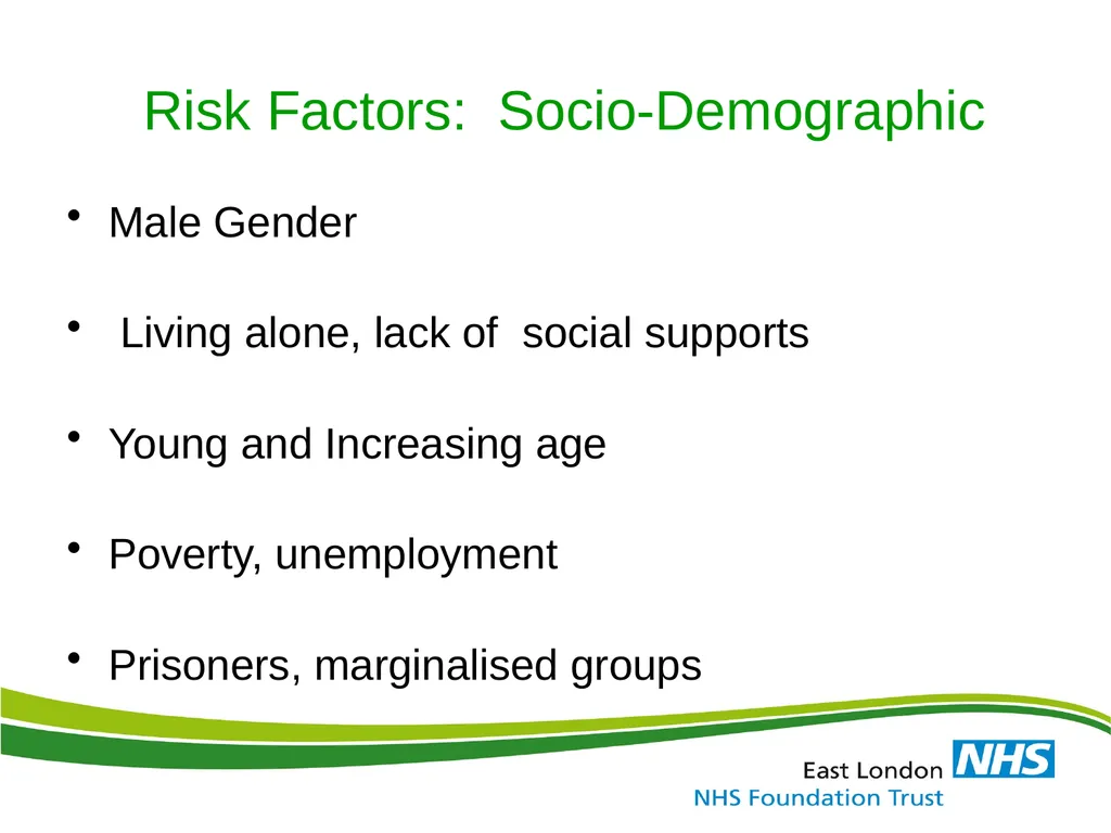 ELFT Training Packages for Primary Care Suicide - slide 17 of 35