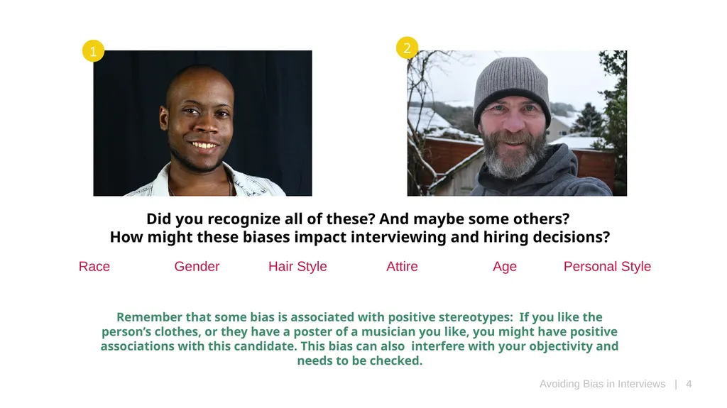 Avoiding Bias in Video Interview Training Every - slide 4 of 9