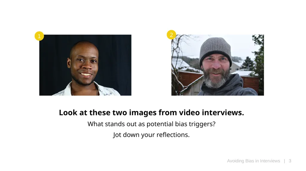 Avoiding Bias in Video Interview Training Every - slide 3 of 9
