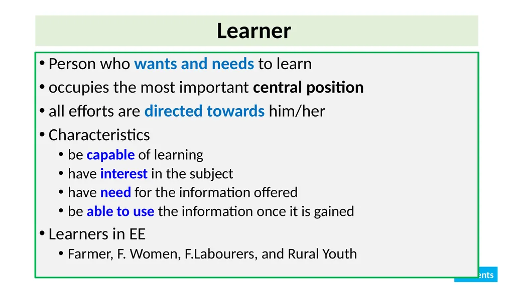 Educational Psychology Ganesamoorthi, S. Asst. - slide 69 of 101