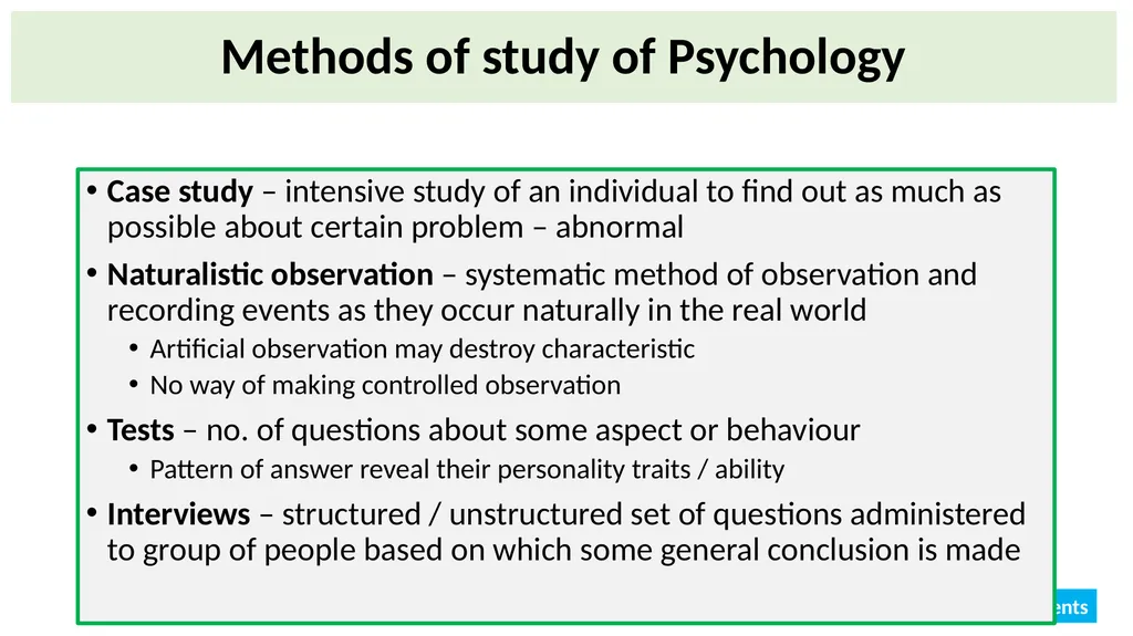 Educational Psychology Ganesamoorthi, S. Asst. - slide 13 of 101