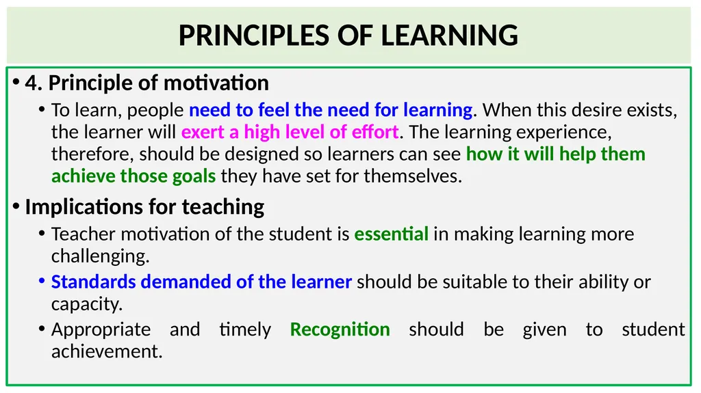 Educational Psychology Ganesamoorthi, S. Asst. - slide 77 of 101