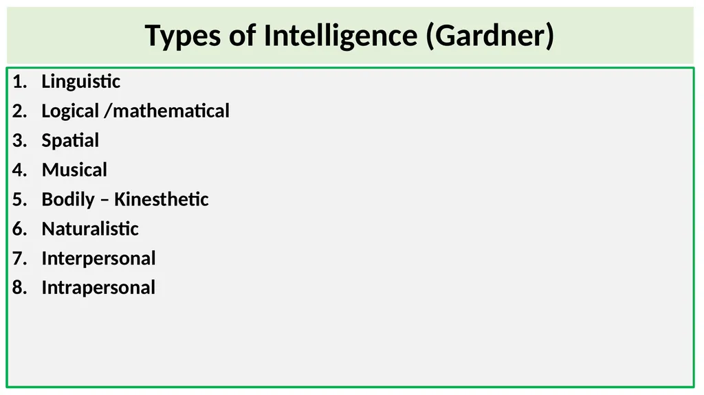 Educational Psychology Ganesamoorthi, S. Asst. - slide 23 of 101