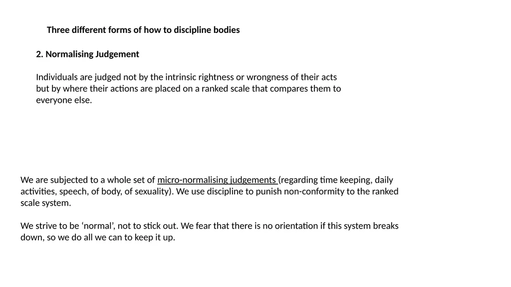 Lecture 3, Term II Biopower and De(constructing) - slide 7 of 20