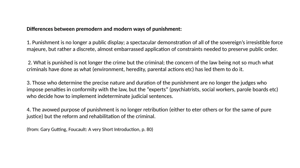 Lecture 3, Term II Biopower and De(constructing) - slide 3 of 20
