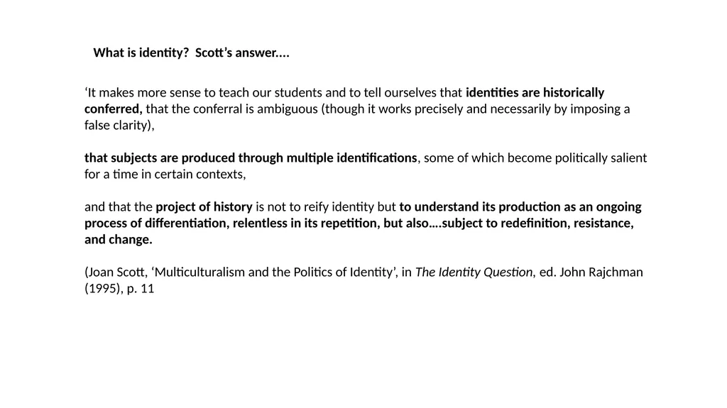 Lecture 3, Term II Biopower and De(constructing) - slide 20 of 20