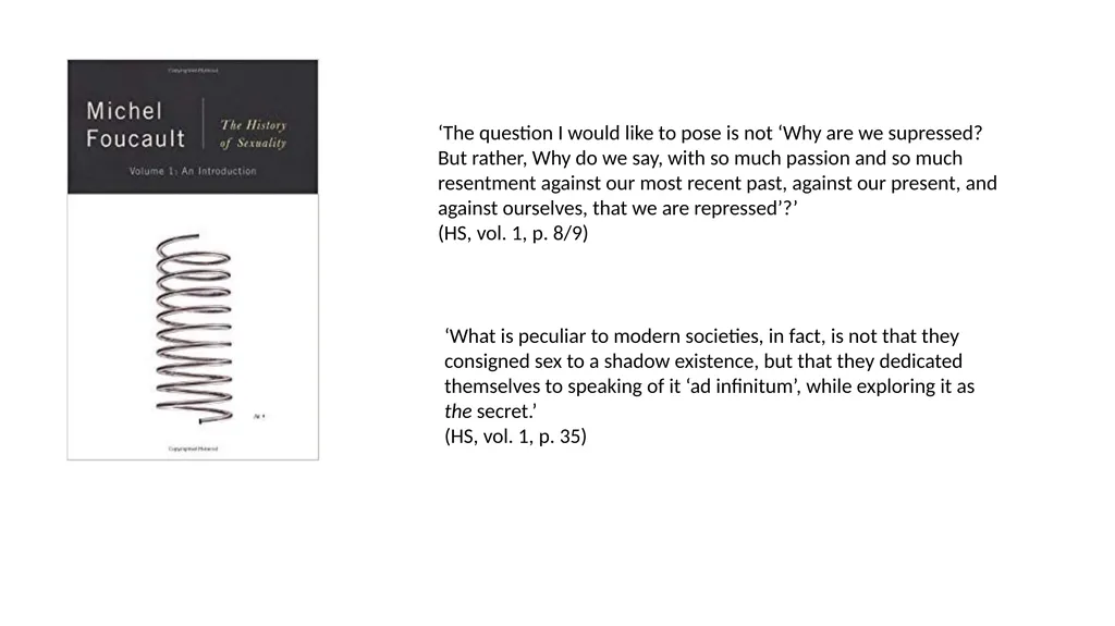 Lecture 3, Term II Biopower and De(constructing) - slide 13 of 20