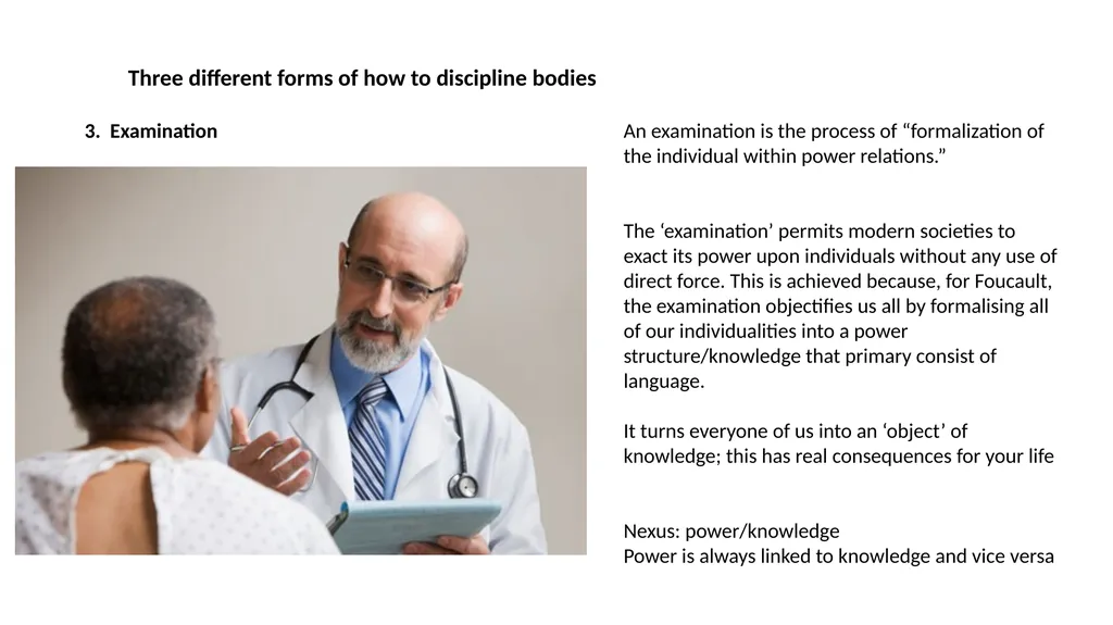 Lecture 3, Term II Biopower and De(constructing) - slide 9 of 20