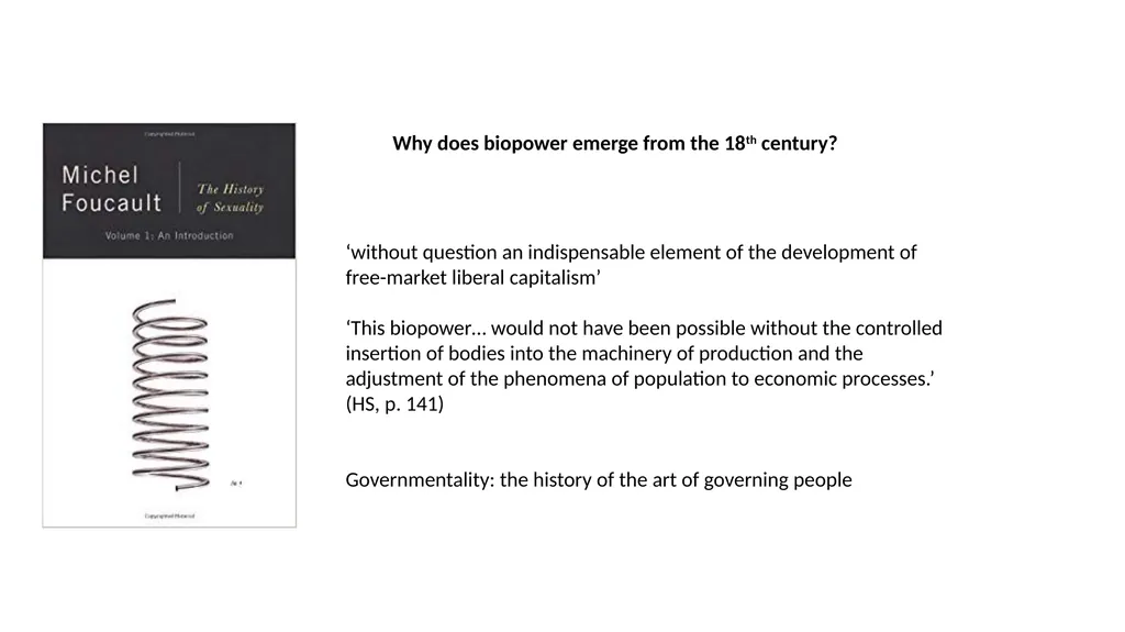 Lecture 3, Term II Biopower and De(constructing) - slide 15 of 20