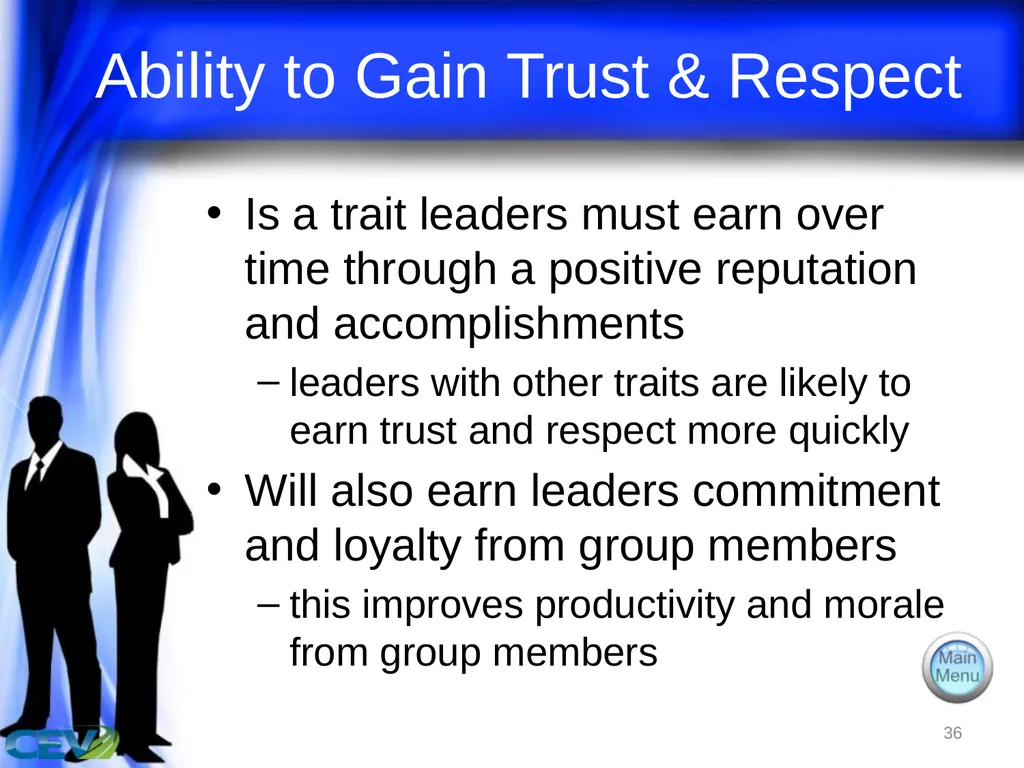 1 Objectives To identify and analyze leadership - slide 36 of 87