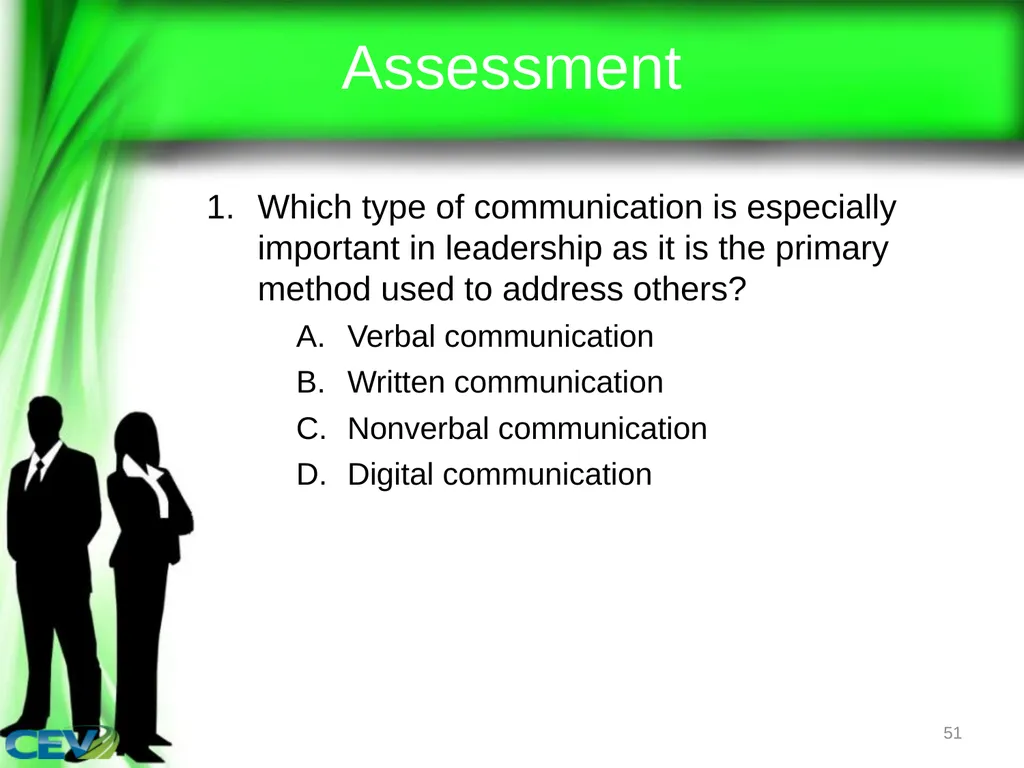 1 Objectives To identify and analyze leadership - slide 51 of 87
