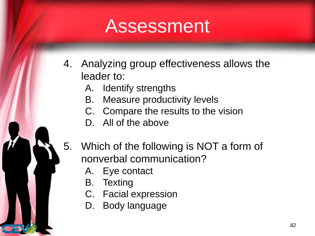 1 Objectives To identify and analyze leadership - slide 82 of 87