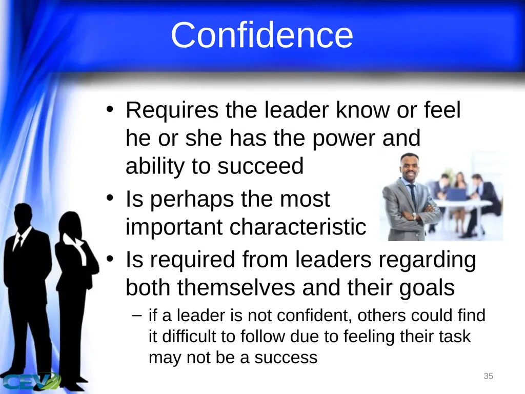 1 Objectives To identify and analyze leadership - slide 35 of 87