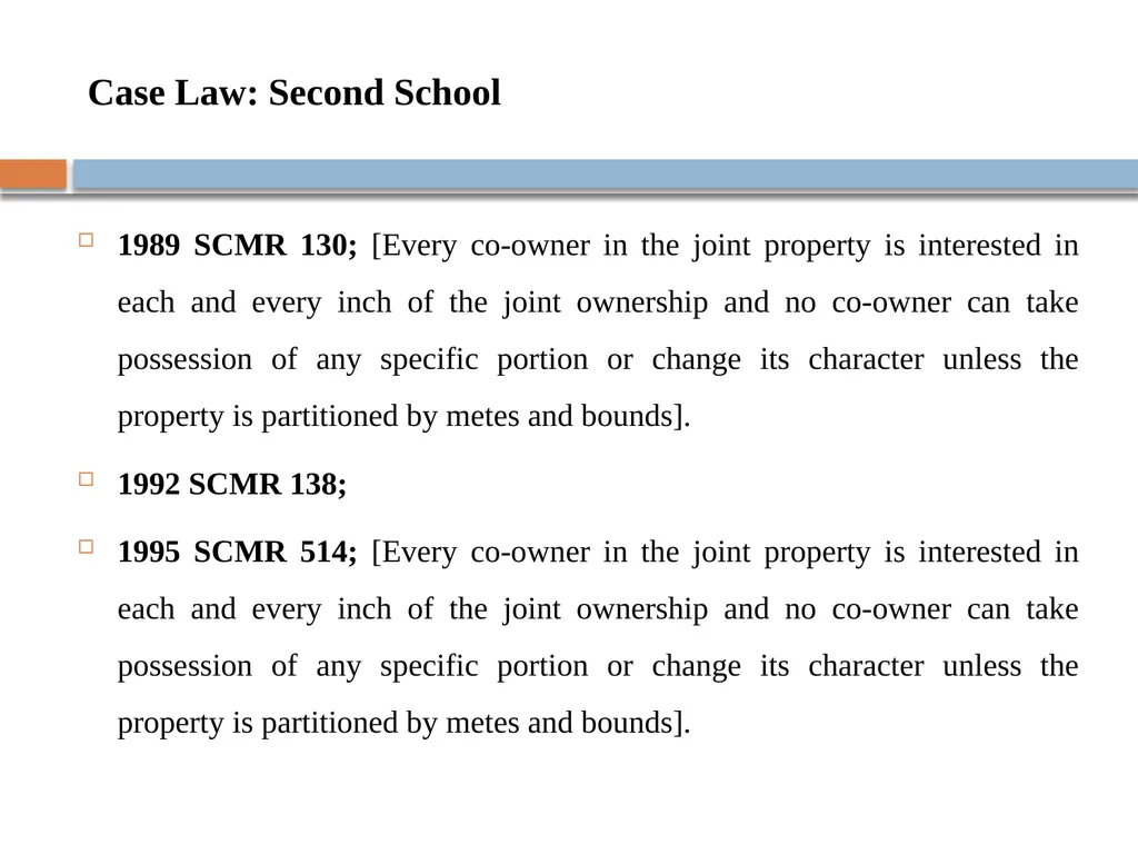 Case Study on Injunction Against Co-Sharer - slide 14 of 24