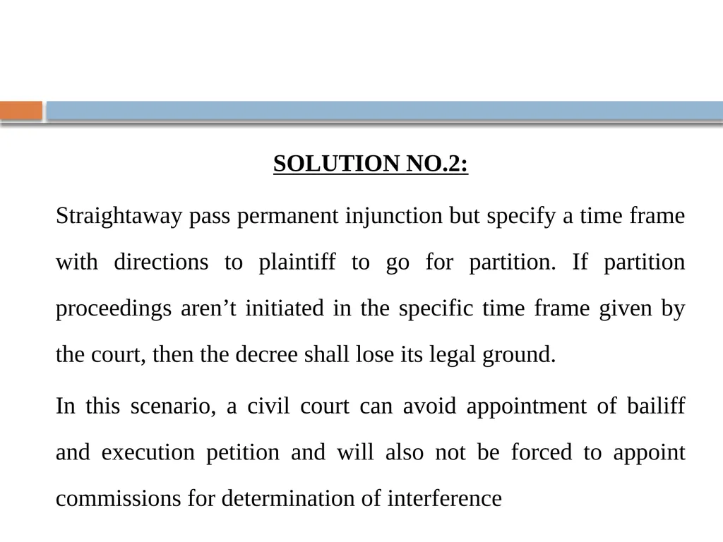 Case Study on Injunction Against Co-Sharer - slide 23 of 24