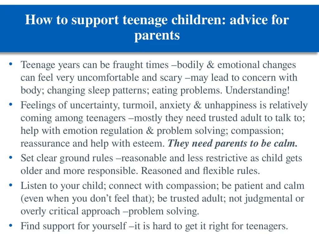 Managing anxiety: practical guidance for schools - slide 25 of 27