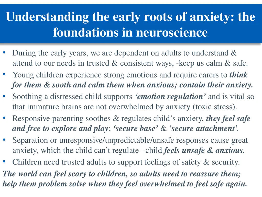 Managing anxiety: practical guidance for schools - slide 3 of 27