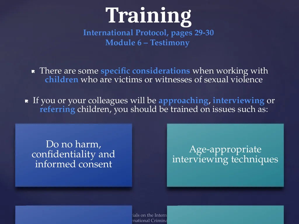 Module 3 -Preliminary Considerations Training - slide 7 of 19