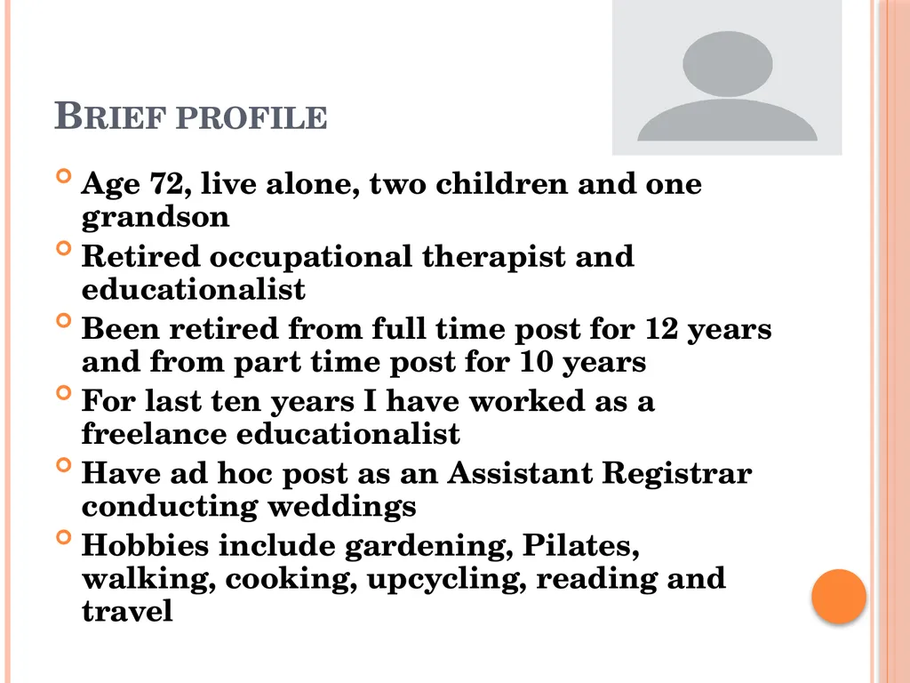 Key ideas: retirement identity, identity - slide 4 of 14