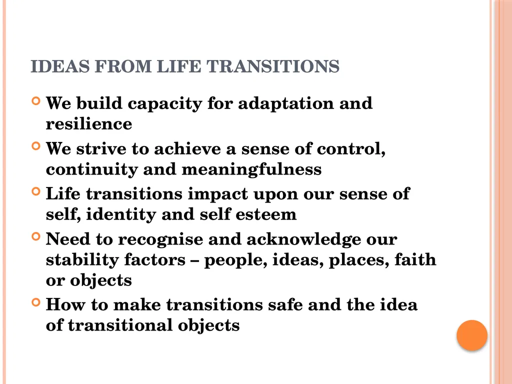 Key ideas: retirement identity, identity - slide 9 of 14