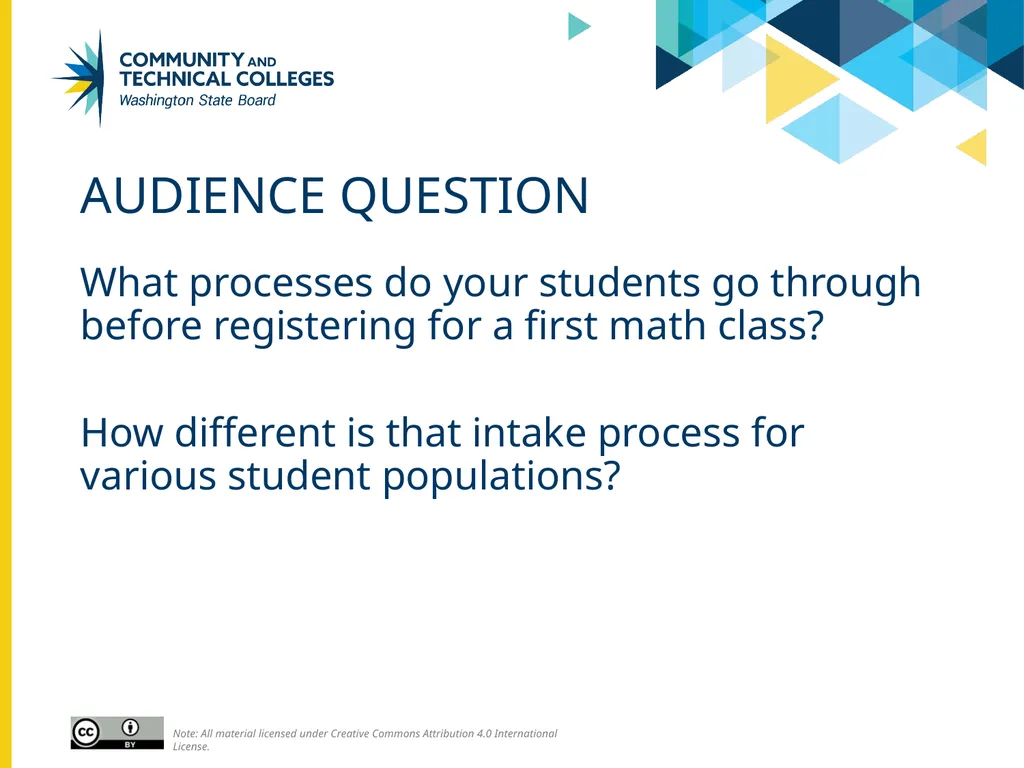 Creating a College-Wide Mathematics Experience for - slide 5 of 16