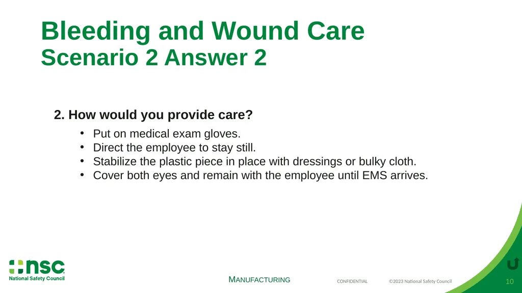 Case Scenarios for Customizing Your Training These - slide 10 of 57