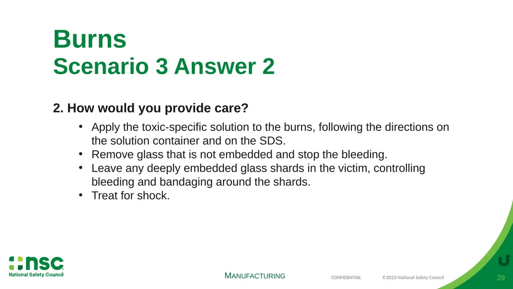 Case Scenarios for Customizing Your Training These - slide 29 of 57