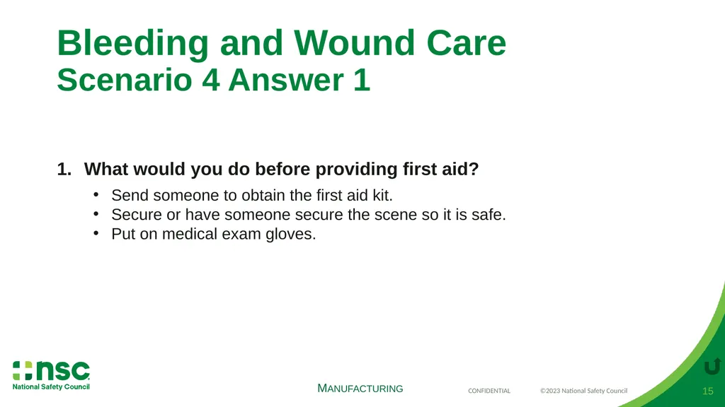 Case Scenarios for Customizing Your Training These - slide 15 of 57