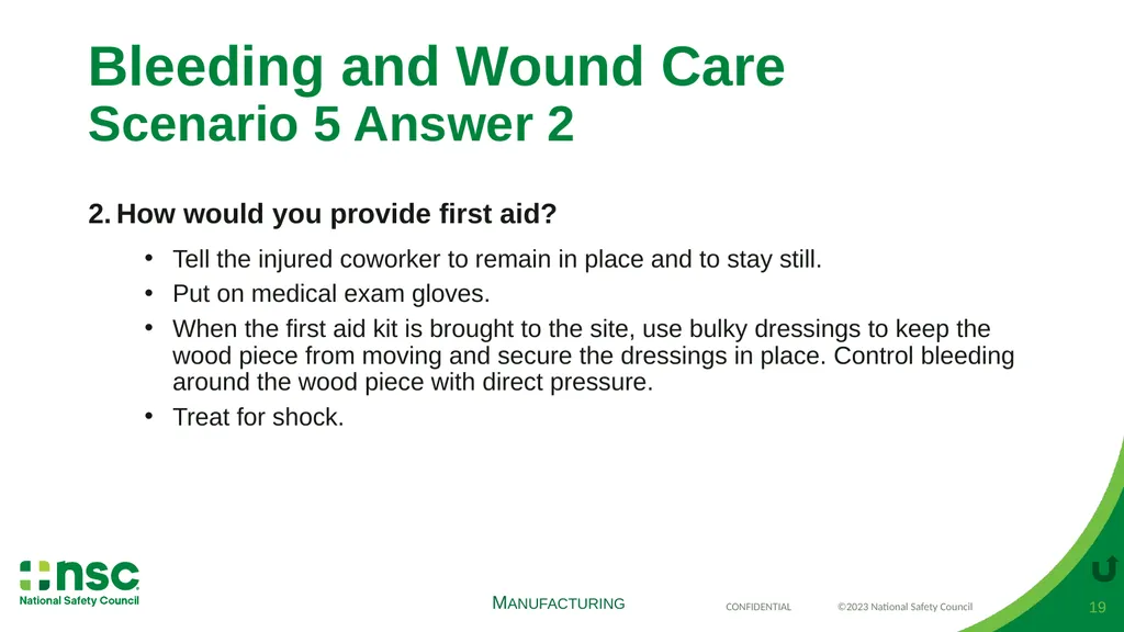 Case Scenarios for Customizing Your Training These - slide 19 of 57