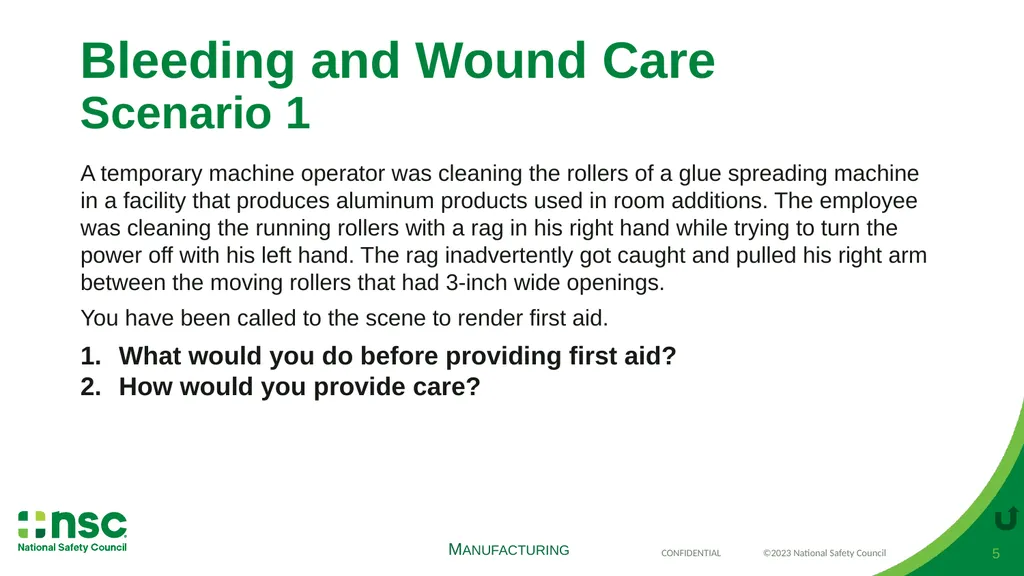 Case Scenarios for Customizing Your Training These - slide 5 of 57