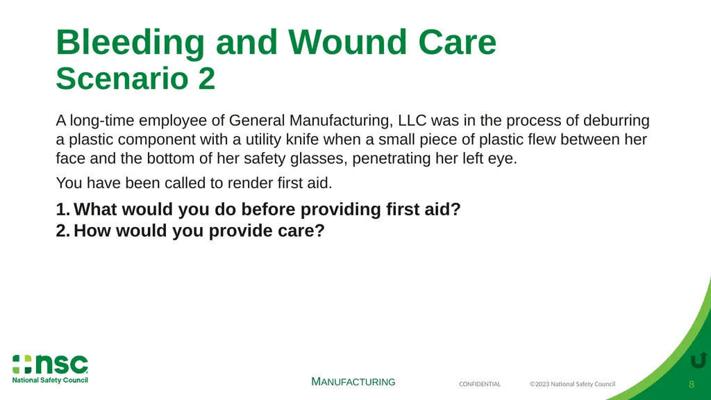 Case Scenarios for Customizing Your Training These - slide 8 of 57