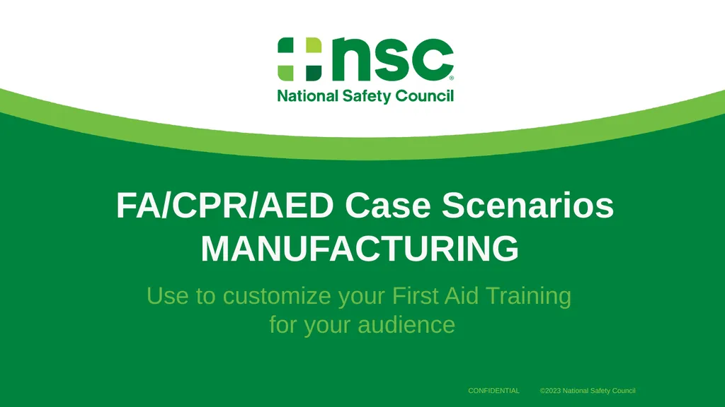 Case Scenarios for Customizing Your Training These - slide 2 of 57