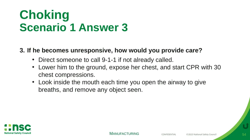 Case Scenarios for Customizing Your Training These - slide 54 of 57