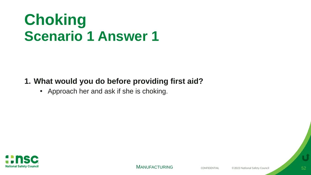 Case Scenarios for Customizing Your Training These - slide 52 of 57