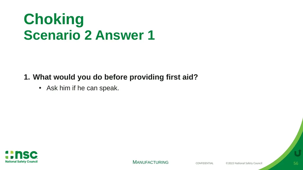 Case Scenarios for Customizing Your Training These - slide 56 of 57