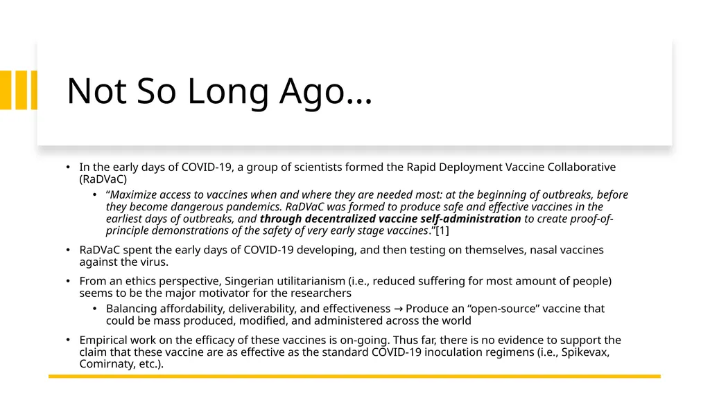 Self-Experimentation: History, Ethics, and Current - slide 3 of 21