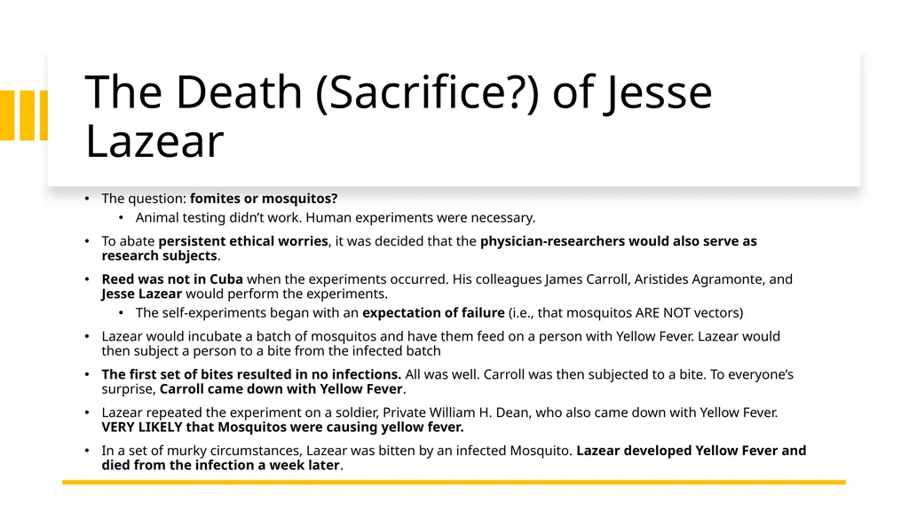 Self-Experimentation: History, Ethics, and Current - slide 10 of 21