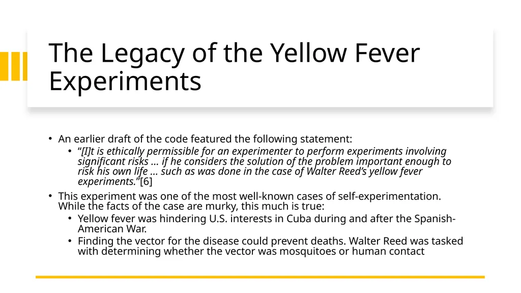 Self-Experimentation: History, Ethics, and Current - slide 9 of 21