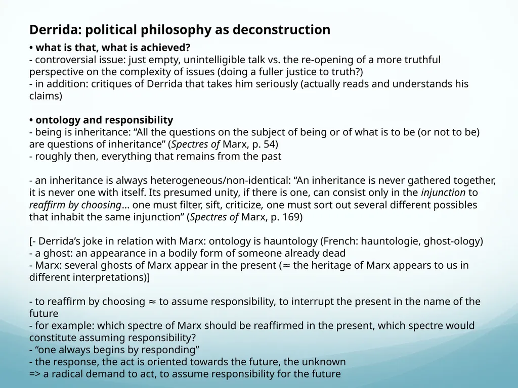 Jacques Derrida (1930 – 2004) Publications, some - slide 12 of 13