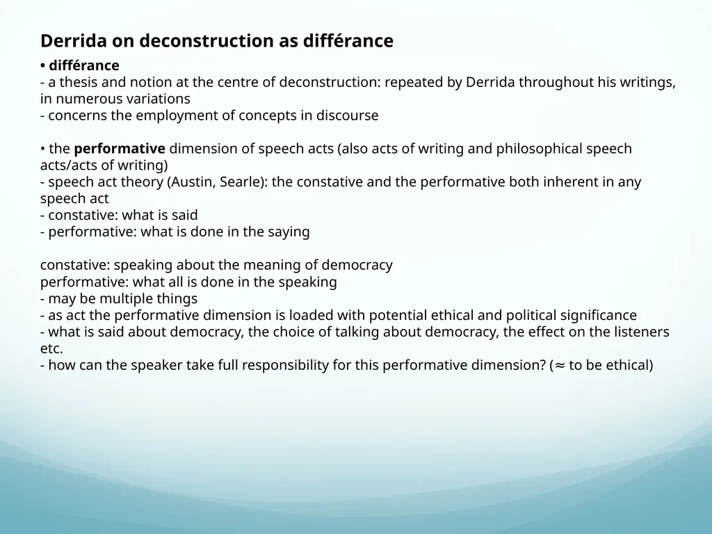 Jacques Derrida (1930 – 2004) Publications, some - slide 7 of 13