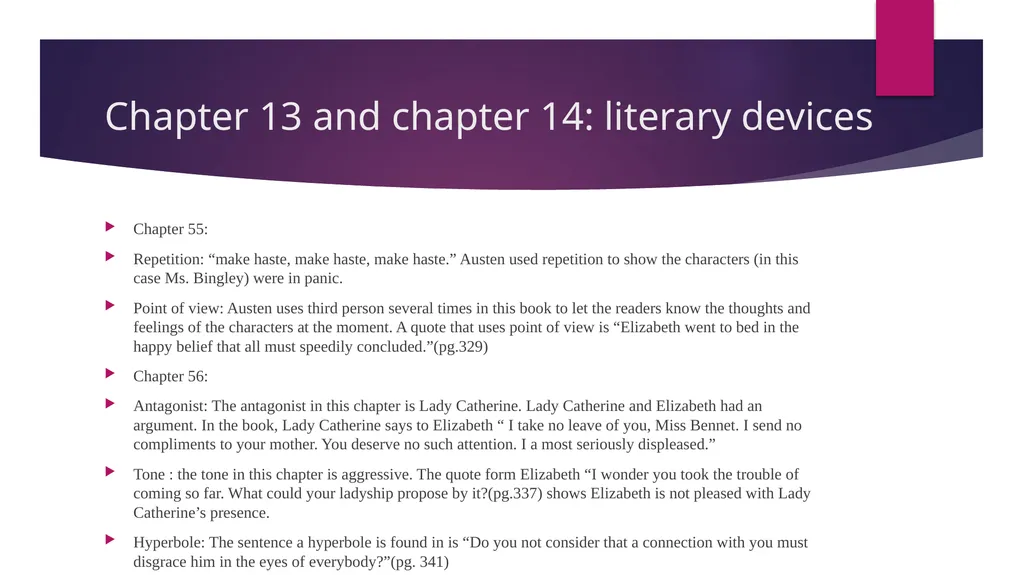 Pride and Prejudice project: Chapters 52-61 - slide 10 of 18