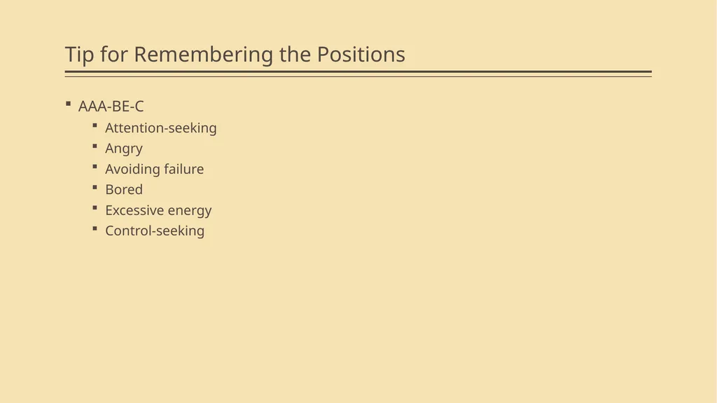 Win-Win Strategies and Student Positions Module 2 - slide 15 of 52
