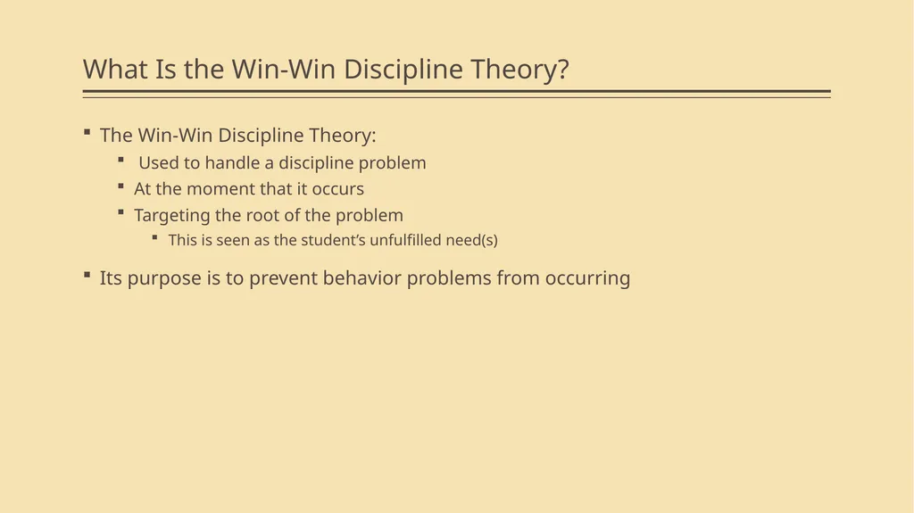 Win-Win Strategies and Student Positions Module 2 - slide 6 of 52