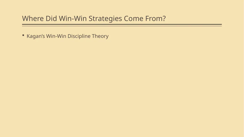 Win-Win Strategies and Student Positions Module 2 - slide 5 of 52