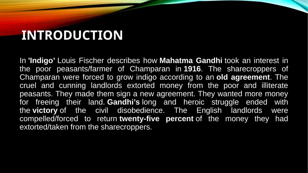 indigo By Louis Fischer About the Author Louis - slide 3 of 9