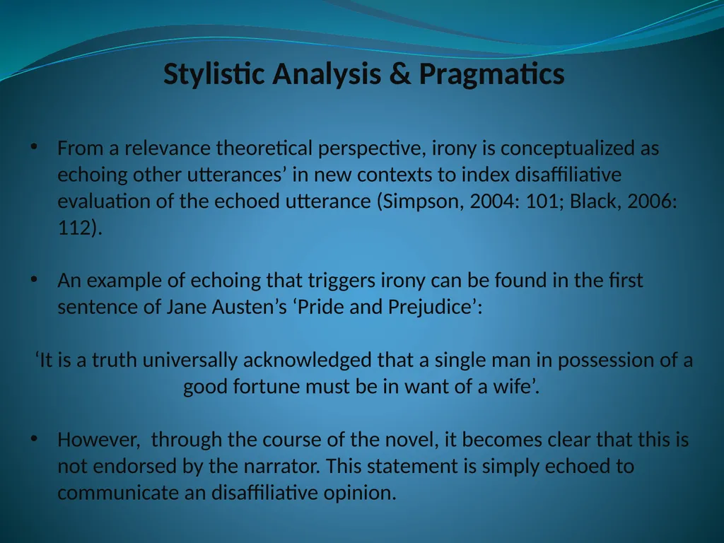 Doing Stylistic Analysis across Different - slide 13 of 17