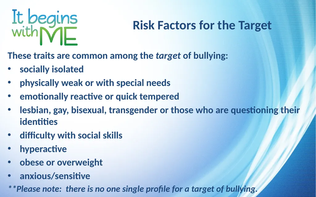 Bullying Prevention and Intervention Sample Staff - slide 4 of 14