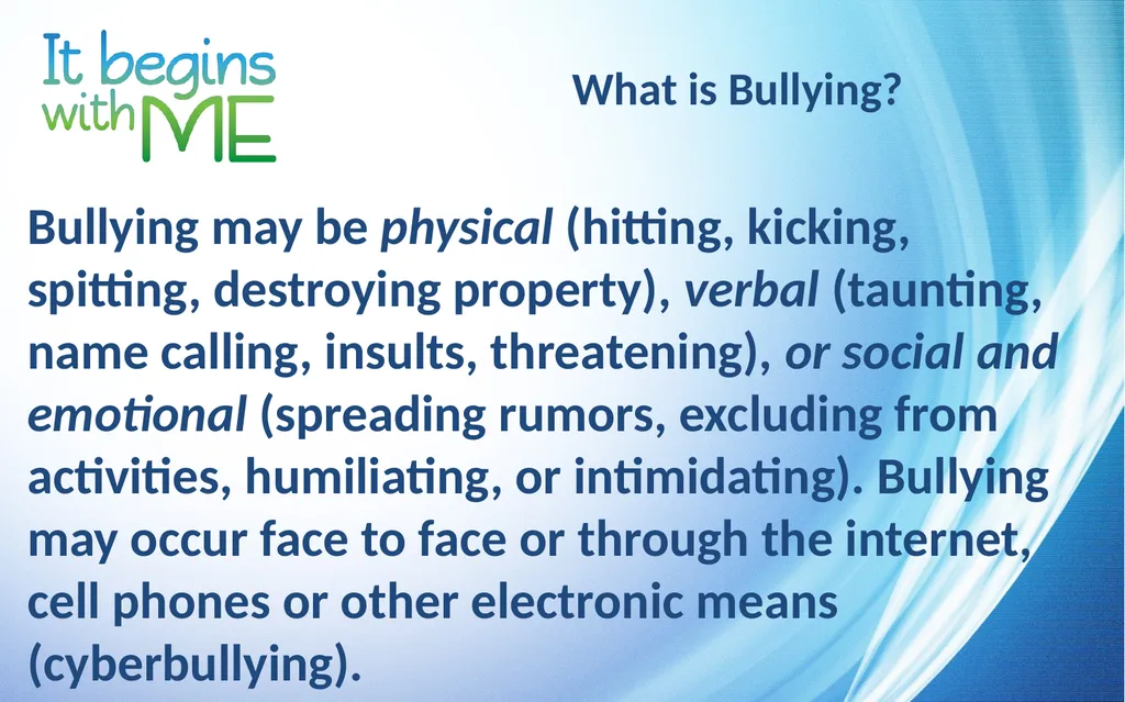 Bullying Prevention and Intervention Sample Staff - slide 3 of 14