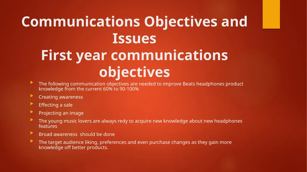 Beats Headphones THIS PLAN IS CONFIDENTIAL Table - slide 12 of 14