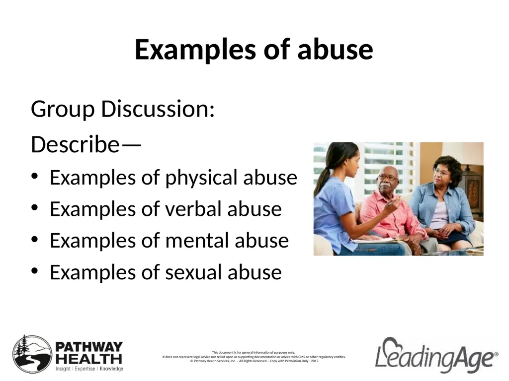 Freedom from Abuse, Neglect, Misappropriation and - slide 7 of 30